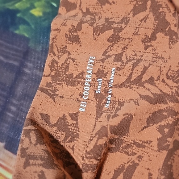 Rei Cooperative Small Orange Autumn Fall Color Leggings - Picture 4 of 6